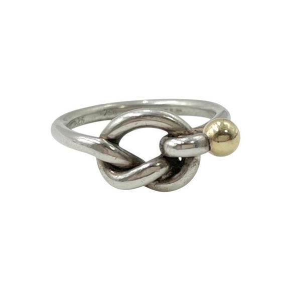 Tiffany & Co Tiffany & Co Love Knot Ring Size Sv925/18k...